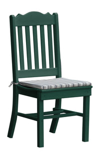 A&L Furniture Company Recycled Plastic Royal Dining Chair - Turf Green