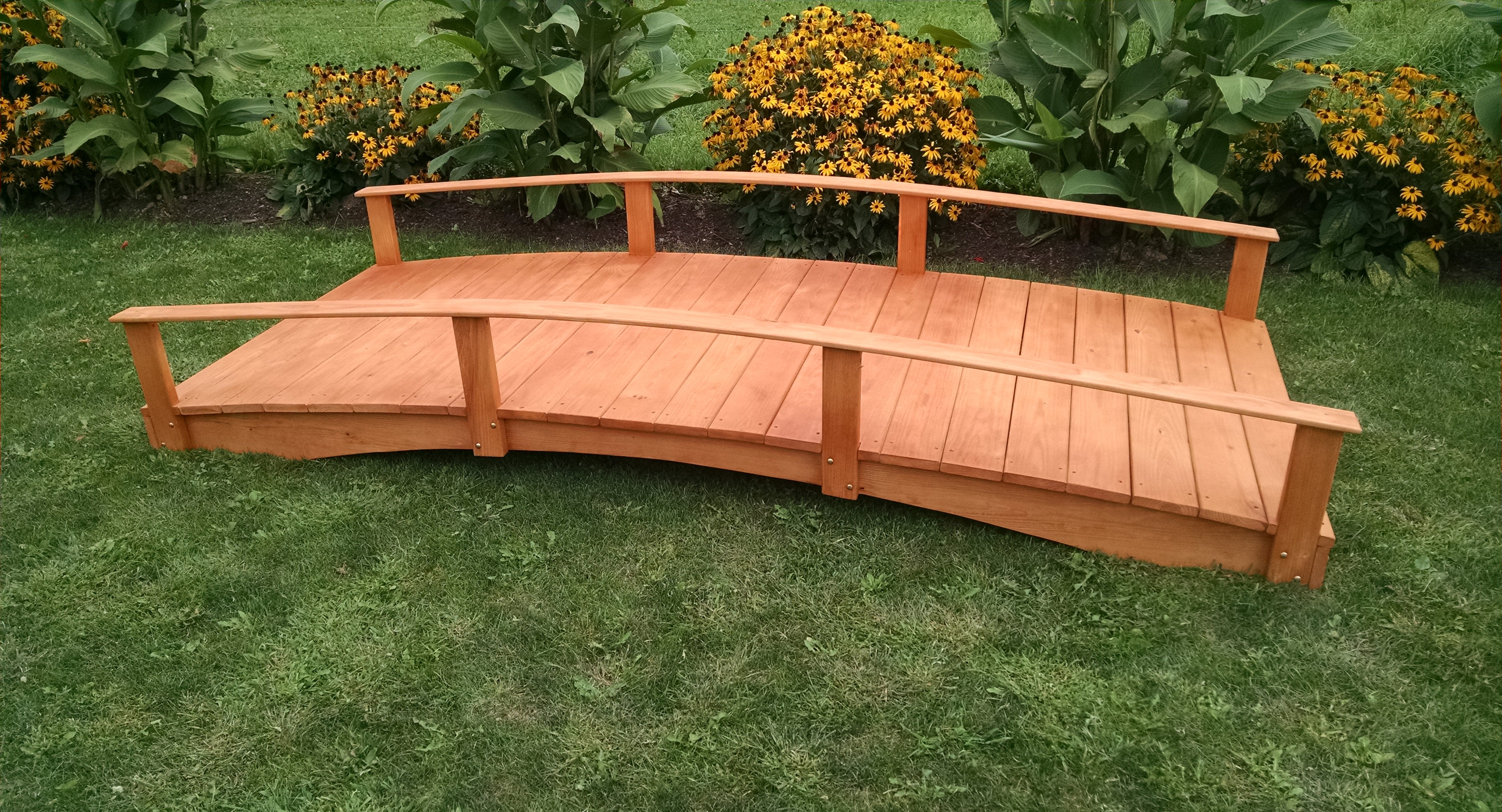 4' x 12' Oriental Garden Bridge | Backyard Crafts | – Rocking Furniture