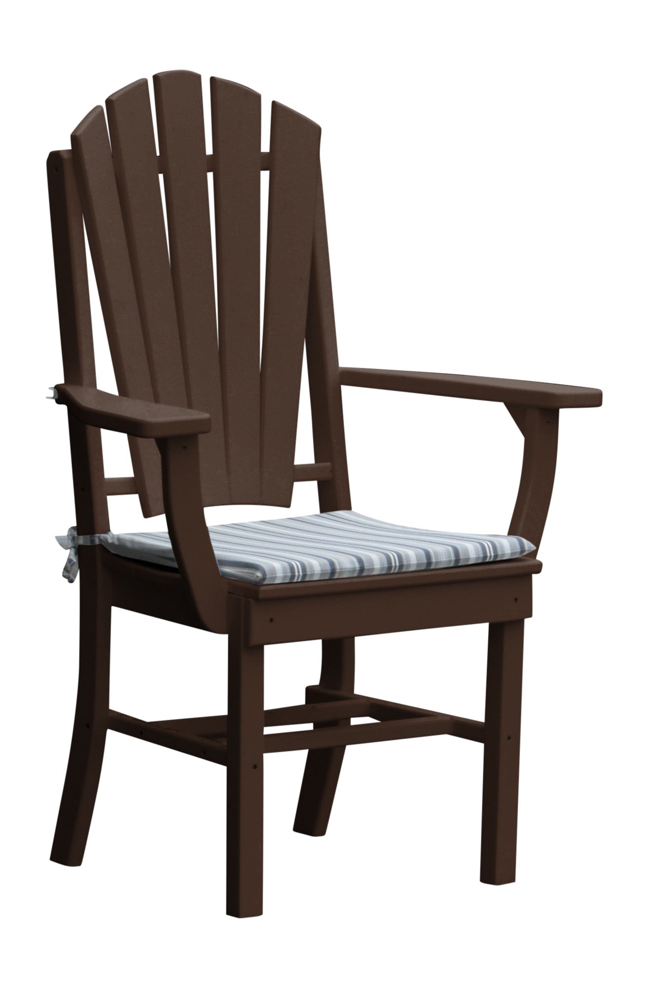 A&L Furniture Company Recycled Plastic Adirondack Dining Chair w/Arms - LEAD TIME TO SHIP 10 BUSINESS DAYS