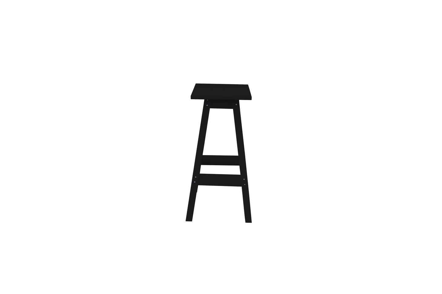 Bryton Park Poly Furniture Recycled Plastic Square Bar Stool - LEAD TIME TO SHIP 10 BUSINESS DAYS