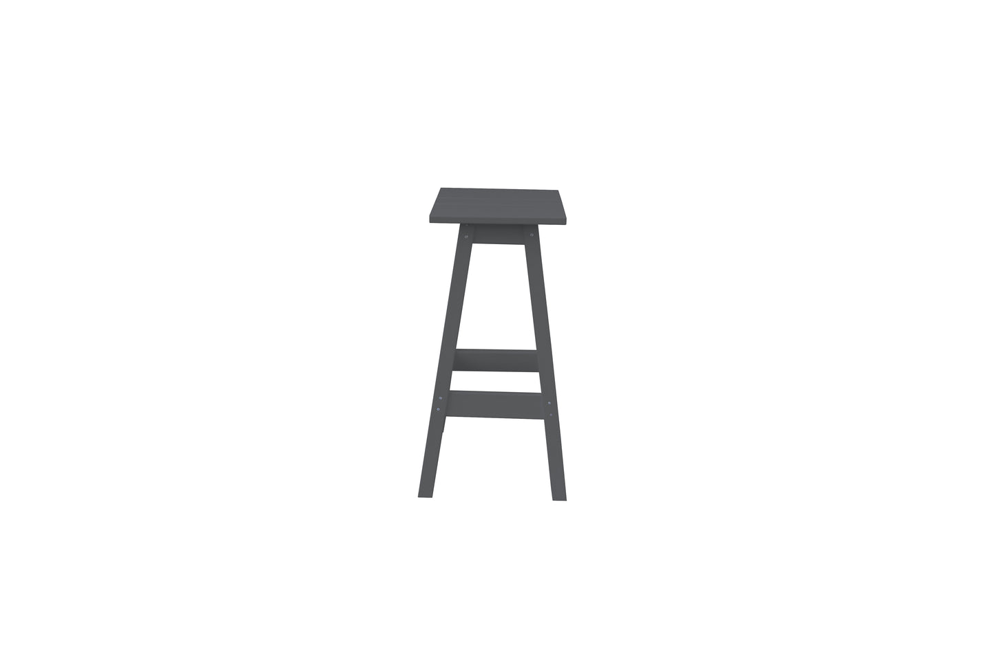 Bryton Park Poly Furniture Recycled Plastic Square Bar Stool - LEAD TIME TO SHIP 10 BUSINESS DAYS