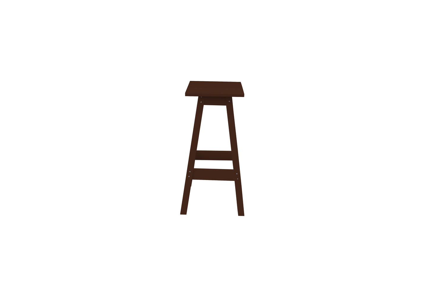 Bryton Park Poly Furniture Recycled Plastic Square Bar Stool - LEAD TIME TO SHIP 10 BUSINESS DAYS