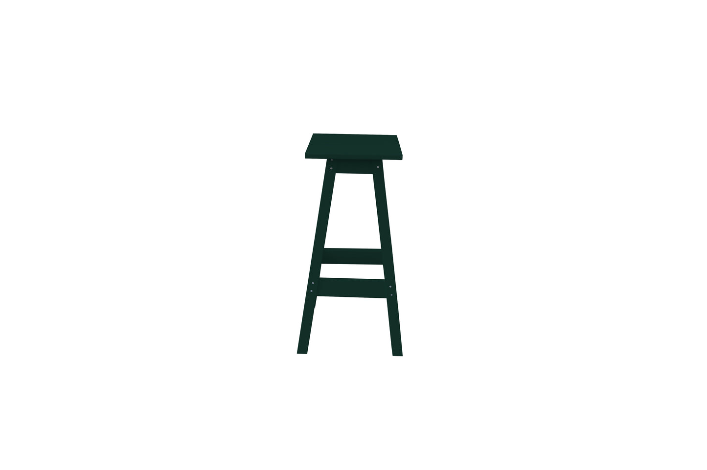 Bryton Park Poly Furniture Recycled Plastic Square Bar Stool - LEAD TIME TO SHIP 10 BUSINESS DAYS