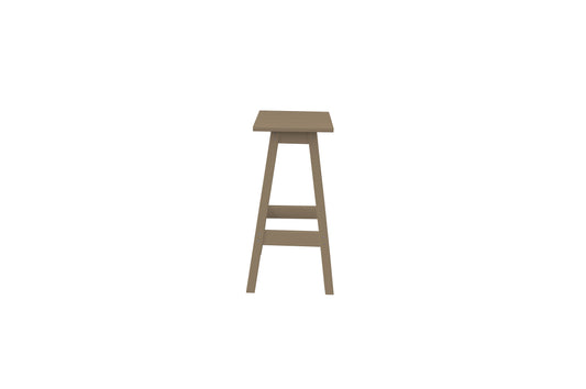 Bryton Park Poly Furniture Recycled Plastic Square Bar Stool - LEAD TIME TO SHIP 10 BUSINESS DAYS