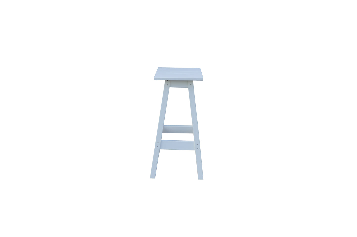 Bryton Park Poly Furniture Recycled Plastic Square Bar Stool - LEAD TIME TO SHIP 10 BUSINESS DAYS