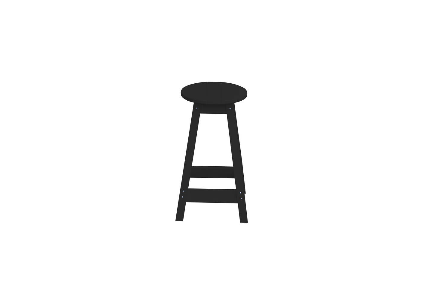 Bryton Park Poly Furniture Recycled Plastic Round Stool (Counter Height) - LEAD TIME TO SHIP 10 BUSINESS DAYS