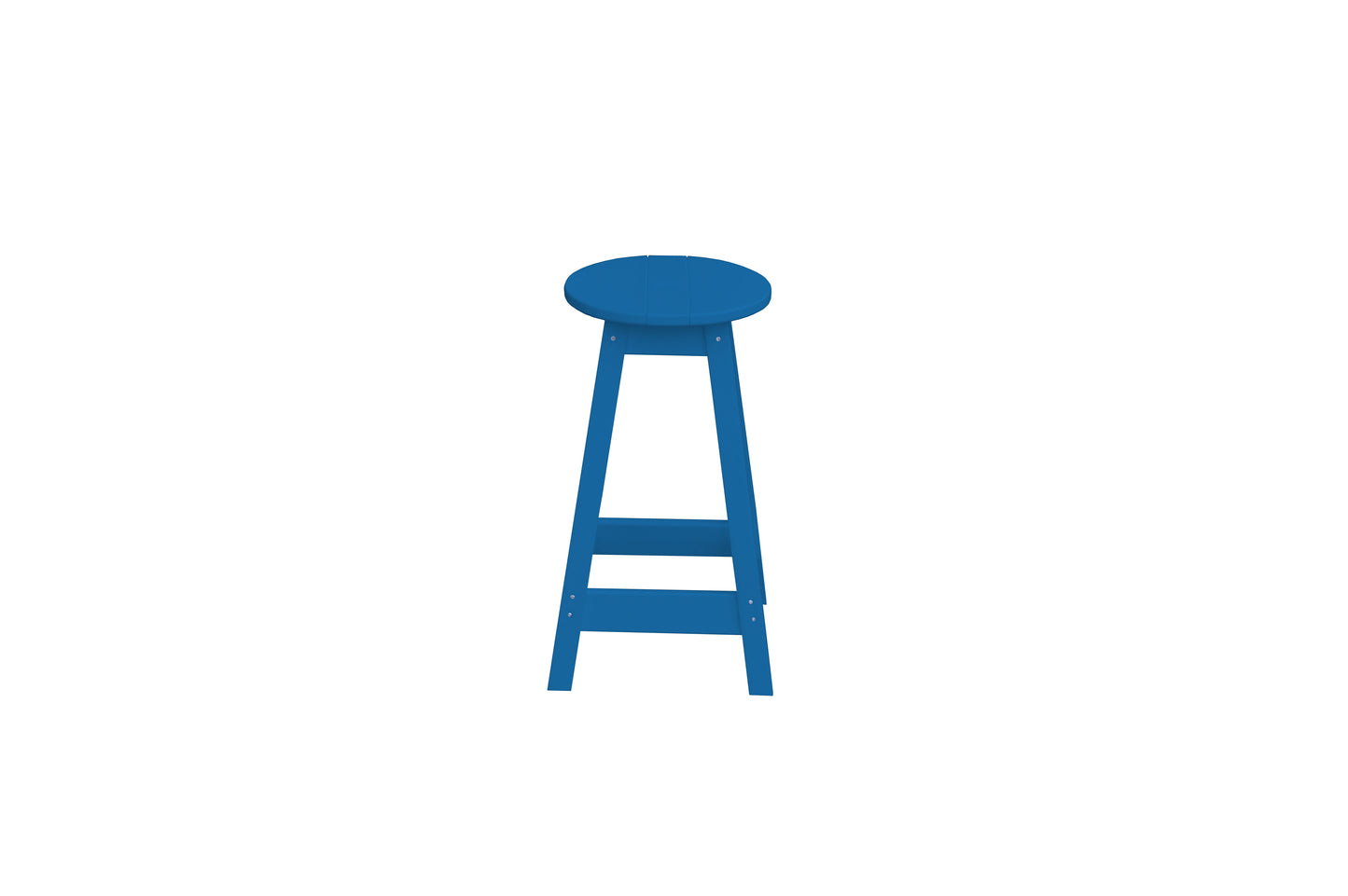 Bryton Park Poly Furniture Recycled Plastic Round Stool (Counter Height) - LEAD TIME TO SHIP 10 BUSINESS DAYS