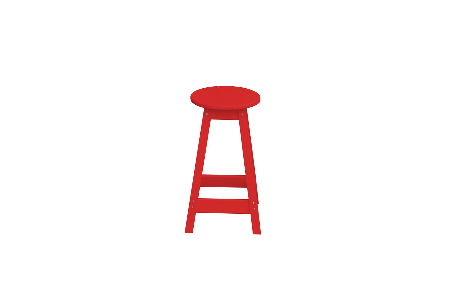 Bryton Park Poly Furniture Recycled Plastic Round Stool (Counter Height) - LEAD TIME TO SHIP 10 BUSINESS DAYS