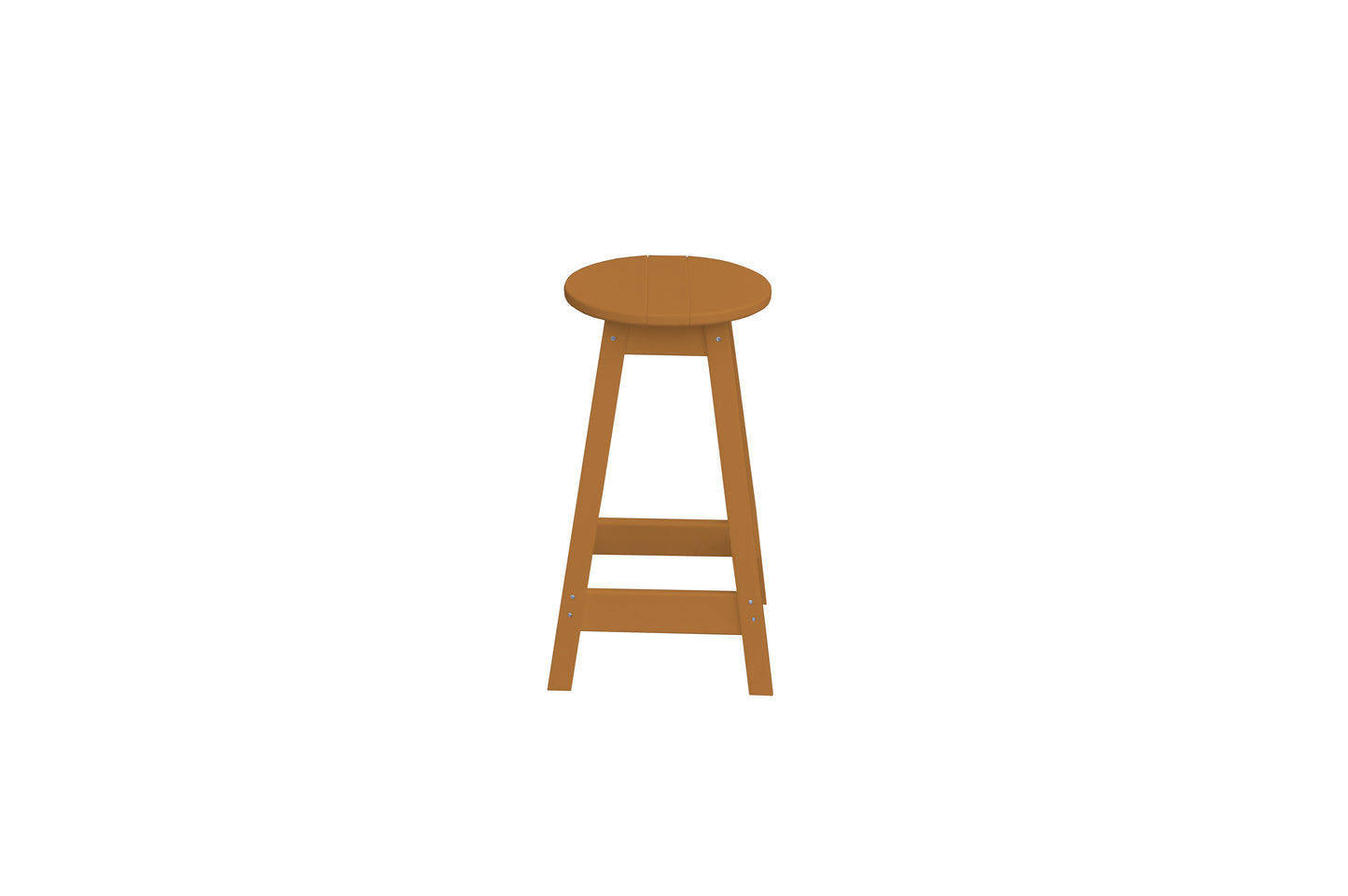 Bryton Park Poly Furniture Recycled Plastic Round Stool (Counter Height) - LEAD TIME TO SHIP 10 BUSINESS DAYS