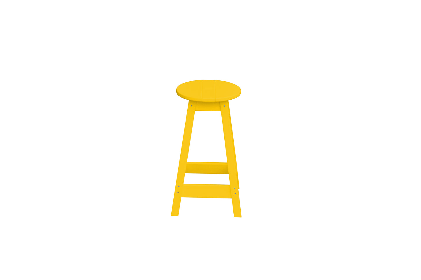 Bryton Park Poly Furniture Recycled Plastic Round Stool (Counter Height) - LEAD TIME TO SHIP 10 BUSINESS DAYS