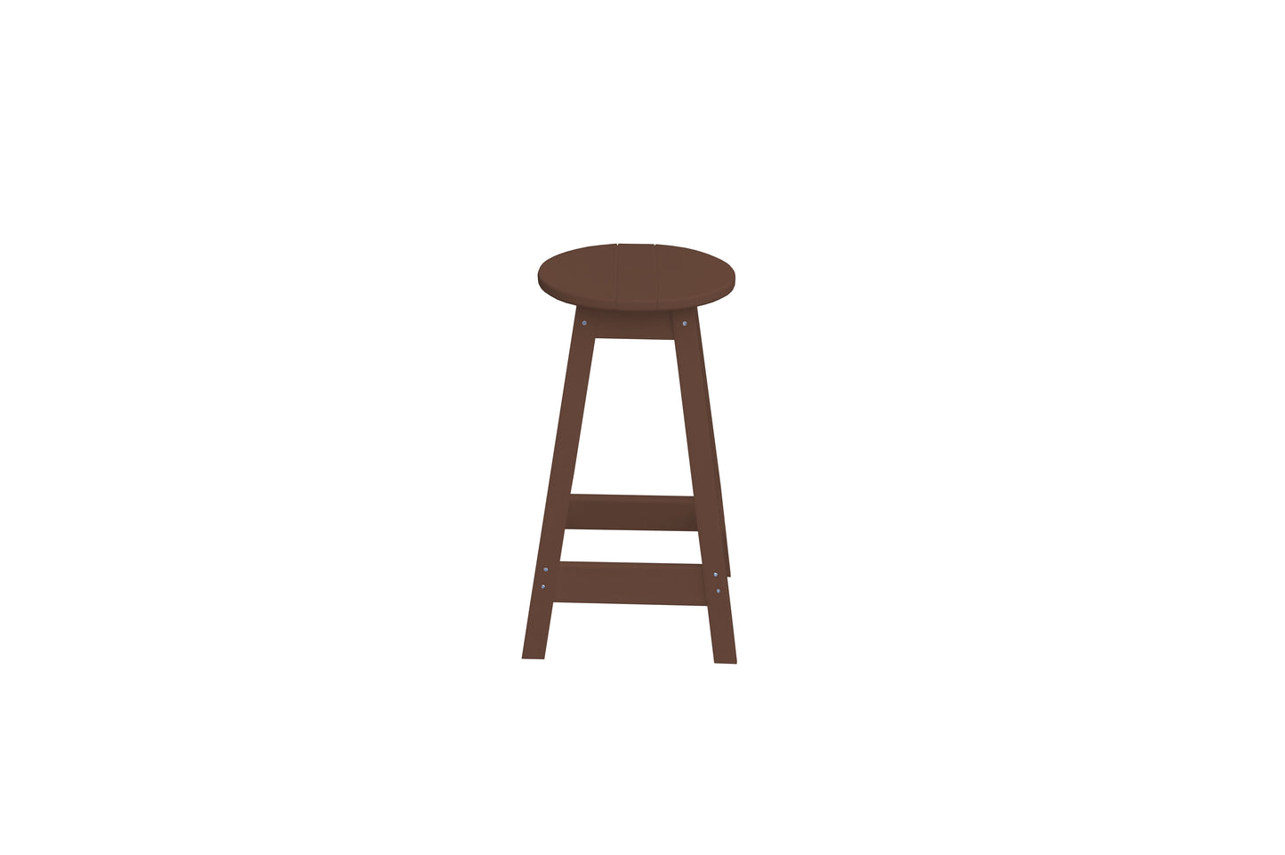 Bryton Park Poly Furniture Recycled Plastic Round Stool (Counter Height) - LEAD TIME TO SHIP 10 BUSINESS DAYS