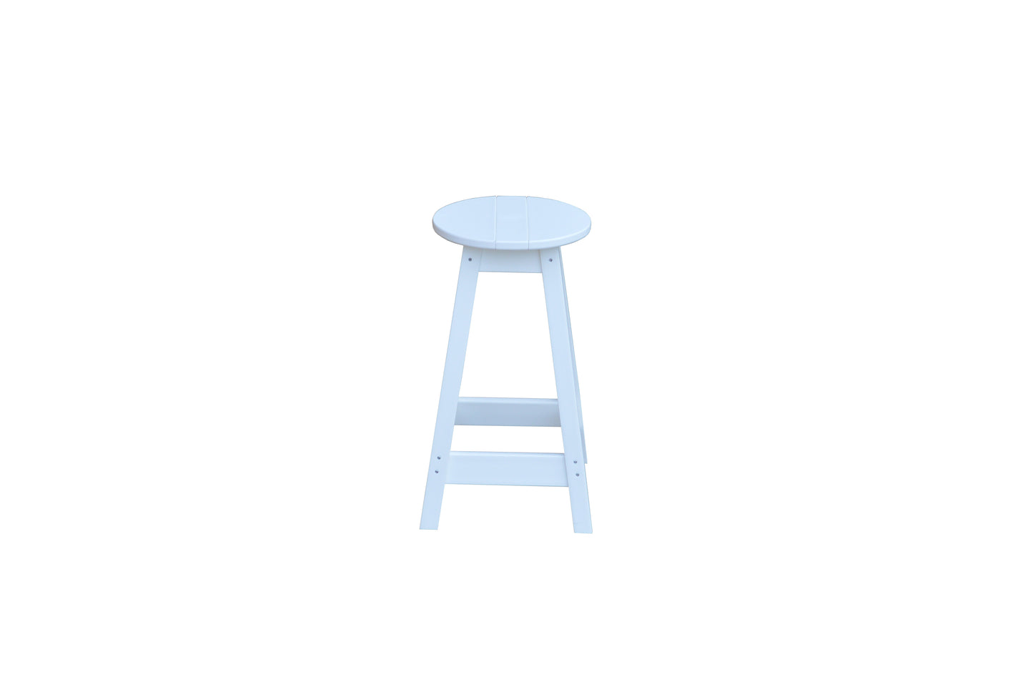 Bryton Park Poly Furniture Recycled Plastic Round Stool (Counter Height) - LEAD TIME TO SHIP 10 BUSINESS DAYS
