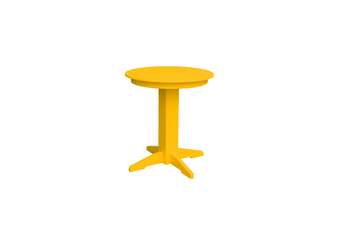 Bryton Park Poly Furniture Recycled Plastic 33" Round Balcony Table (COUNTER HEIGHT) - LEAD TIME TO SHIP 10 BUSINESS DAYS