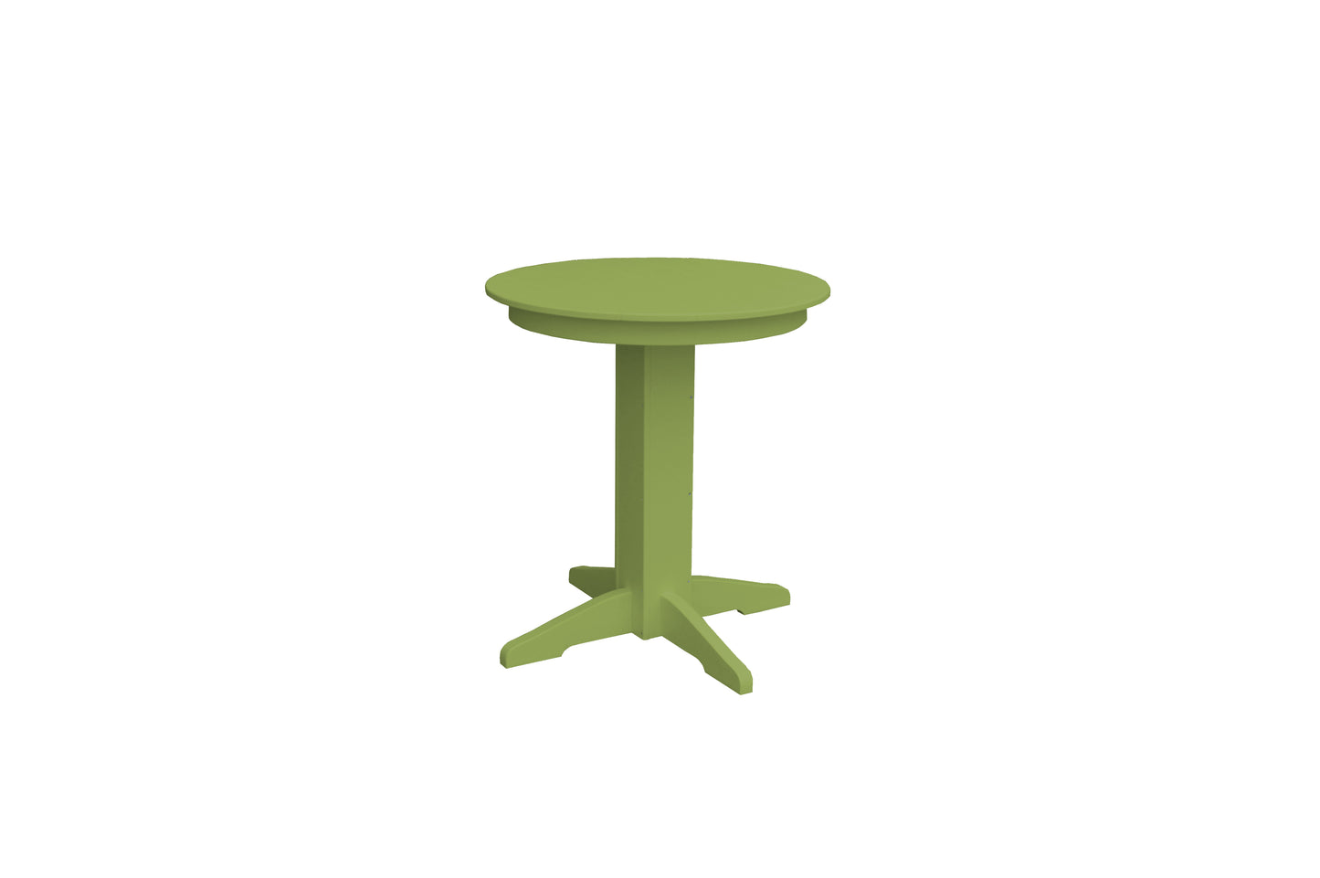 Bryton Park Poly Furniture Recycled Plastic 33" Round Balcony Table (COUNTER HEIGHT) - LEAD TIME TO SHIP 10 BUSINESS DAYS