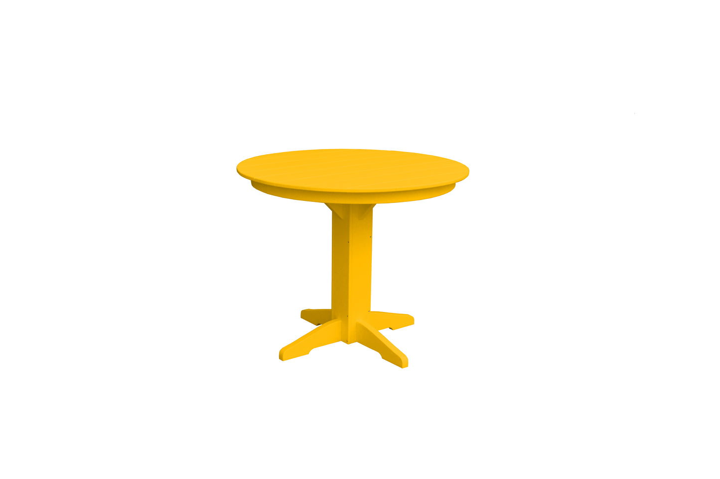 Bryton Park Poly Furniture Recycled Plastic 44" Round Table Table (Counter Height) - LEAD TIME TO SHIP 10 BUSINESS DAYS