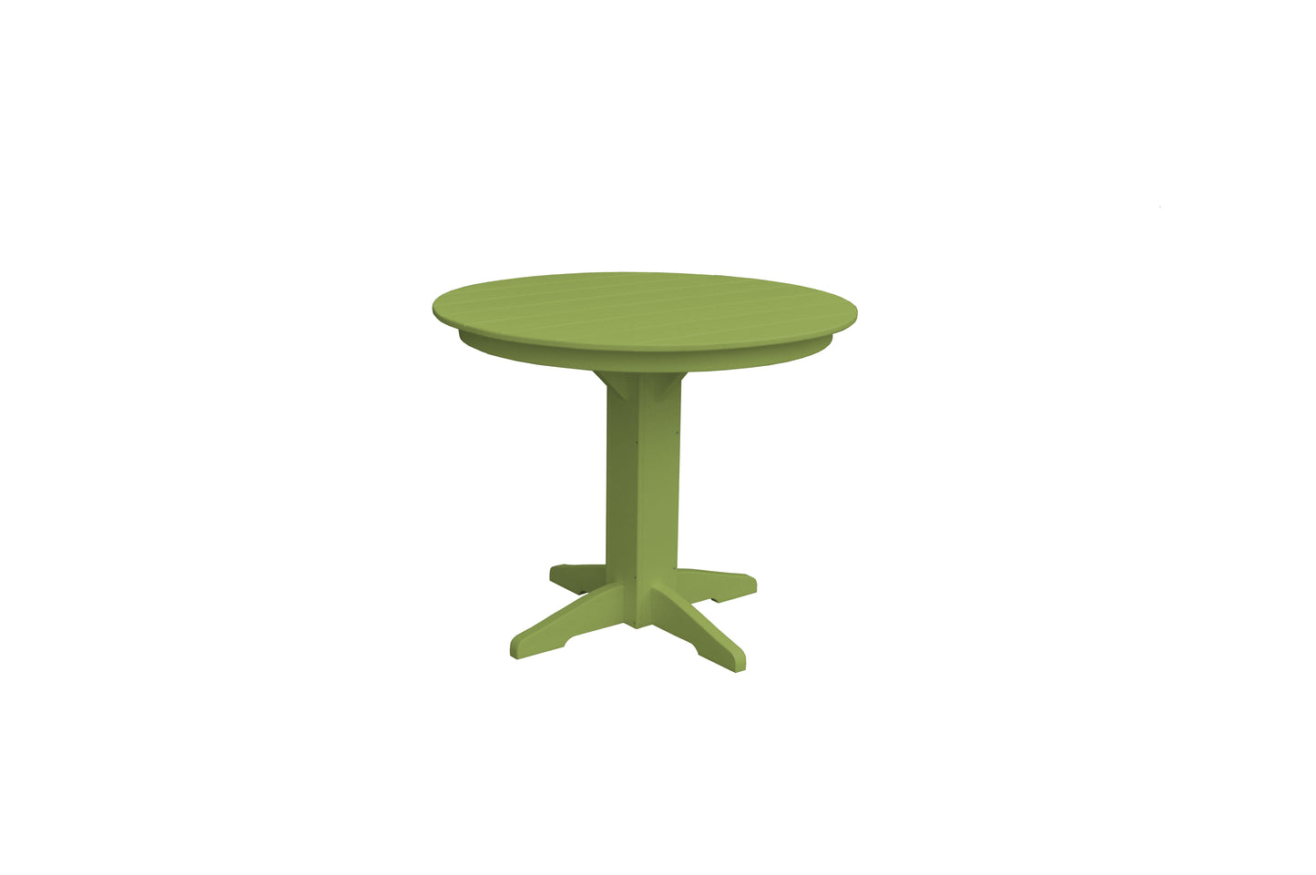 Bryton Park Poly Furniture Recycled Plastic 44" Round Table Table (Counter Height) - LEAD TIME TO SHIP 10 BUSINESS DAYS
