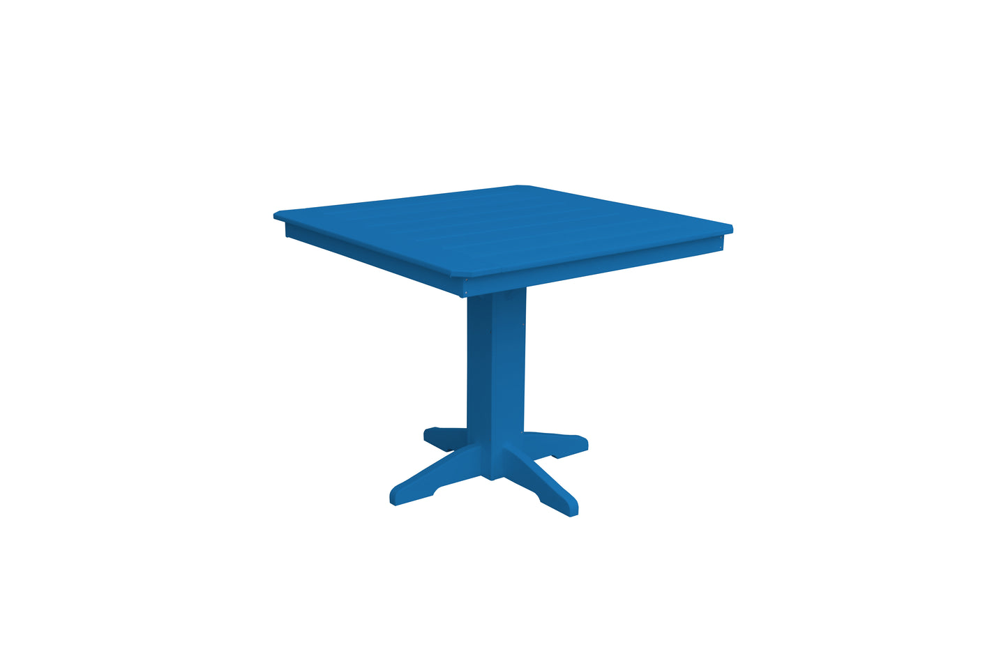 Bryton Park Poly Furniture Recycled Plastic 44" Square Table (Counter Height) - LEAD TIME TO SHIP 10 BUSINESS DAYS