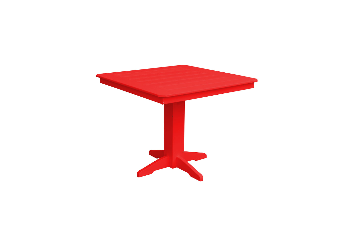 Bryton Park Poly Furniture Recycled Plastic 44" Square Table (Counter Height) - LEAD TIME TO SHIP 10 BUSINESS DAYS