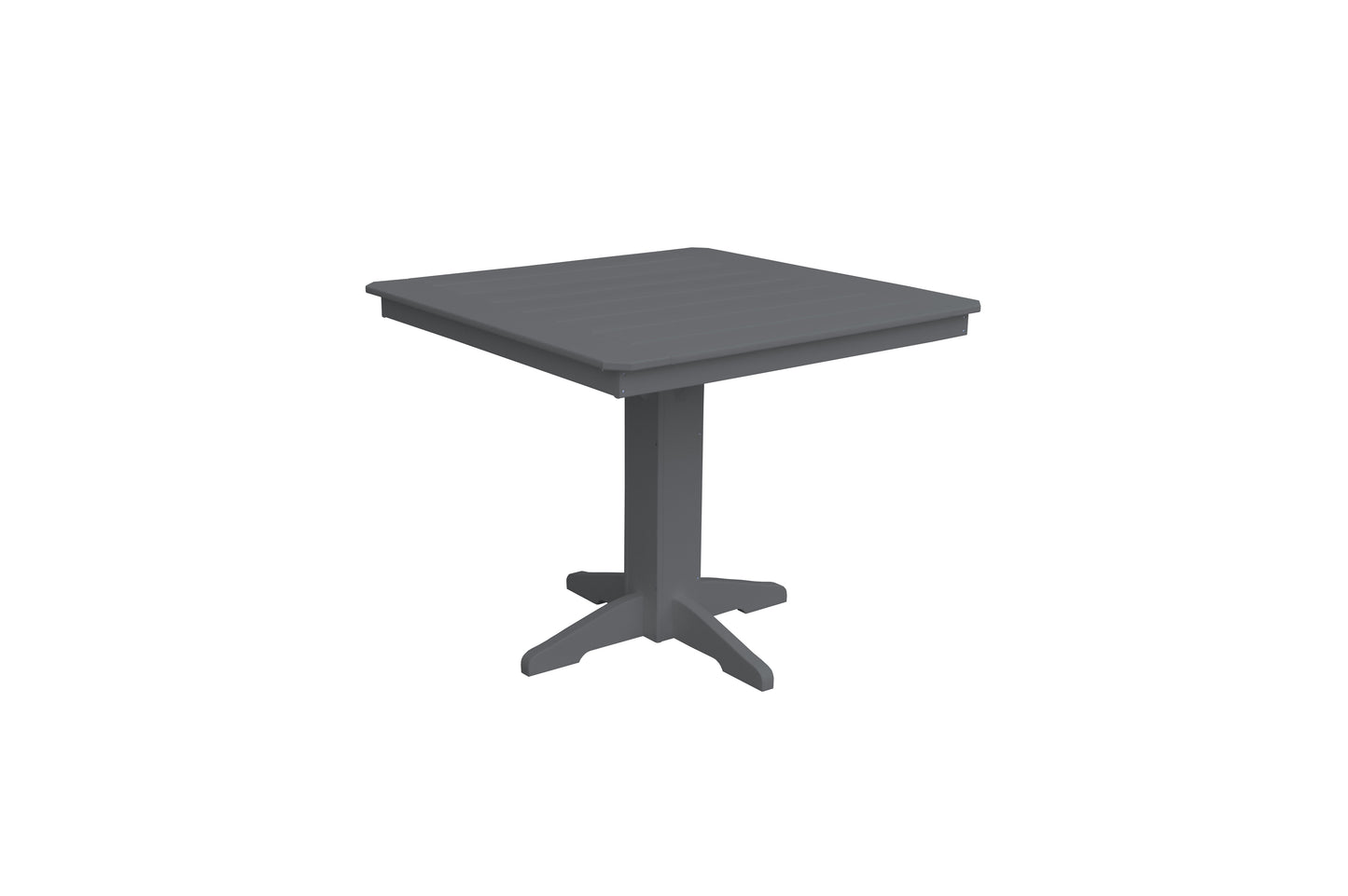 Bryton Park Poly Furniture Recycled Plastic 44" Square Table (Counter Height) - LEAD TIME TO SHIP 10 BUSINESS DAYS