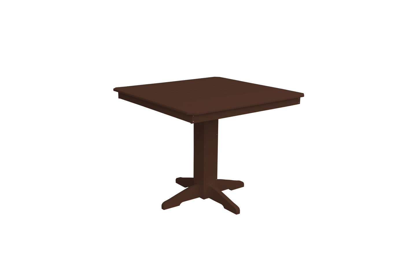 Bryton Park Poly Furniture Recycled Plastic 44" Square Table (Counter Height) - LEAD TIME TO SHIP 10 BUSINESS DAYS