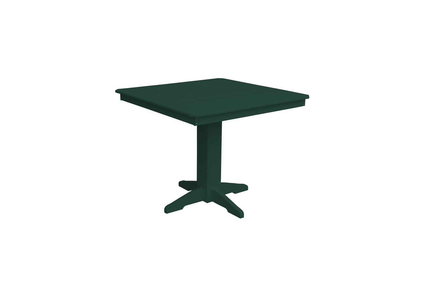 Bryton Park Poly Furniture Recycled Plastic 44" Square Table (Counter Height) - LEAD TIME TO SHIP 10 BUSINESS DAYS