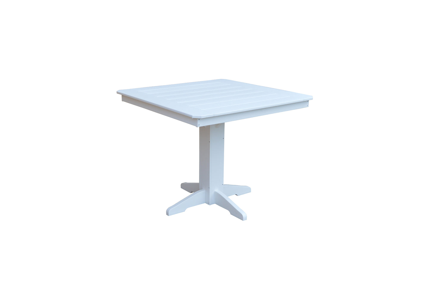 A&L Furniture Co. Recycled Plastic 44" Square Table (Counter Height) - LEAD TIME TO SHIP 10 BUSINESS DAYS