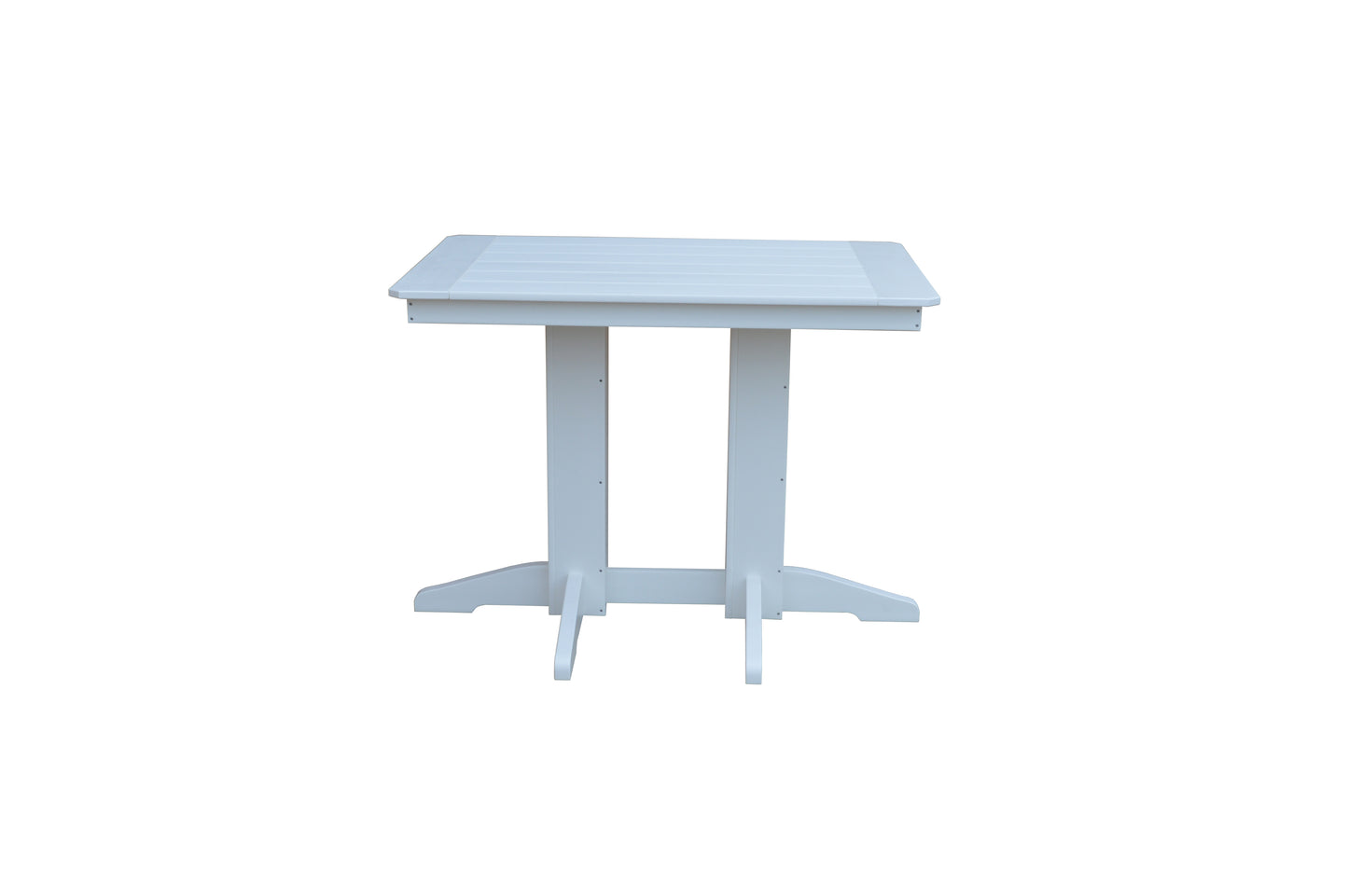 A&L Furniture Co. Recycled Plastic 4' Table (COUNTER HEIGHT) - LEAD TIME TO SHIP 10 BUSINESS DAYS