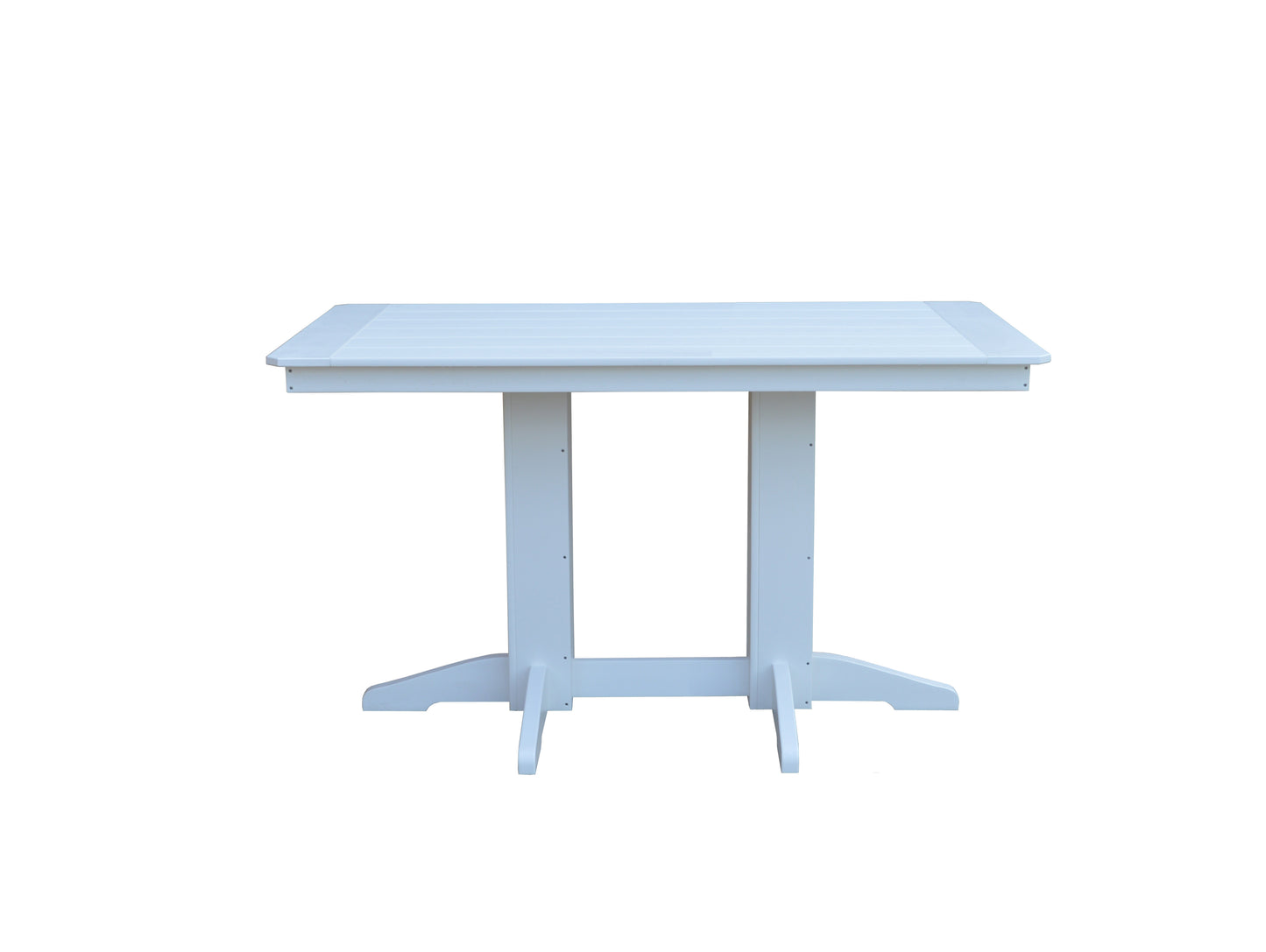 A&L Furniture Co. Recycled Plastic 5' Rectangular Table (Counter Height) - LEAD TIME TO SHIP 10 BUSINESS DAYS