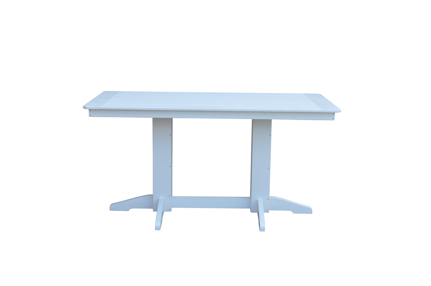 A&L Furniture Co. Recycled Plastic 5' Rectangular Table (Counter Height) - LEAD TIME TO SHIP 10 BUSINESS DAYS
