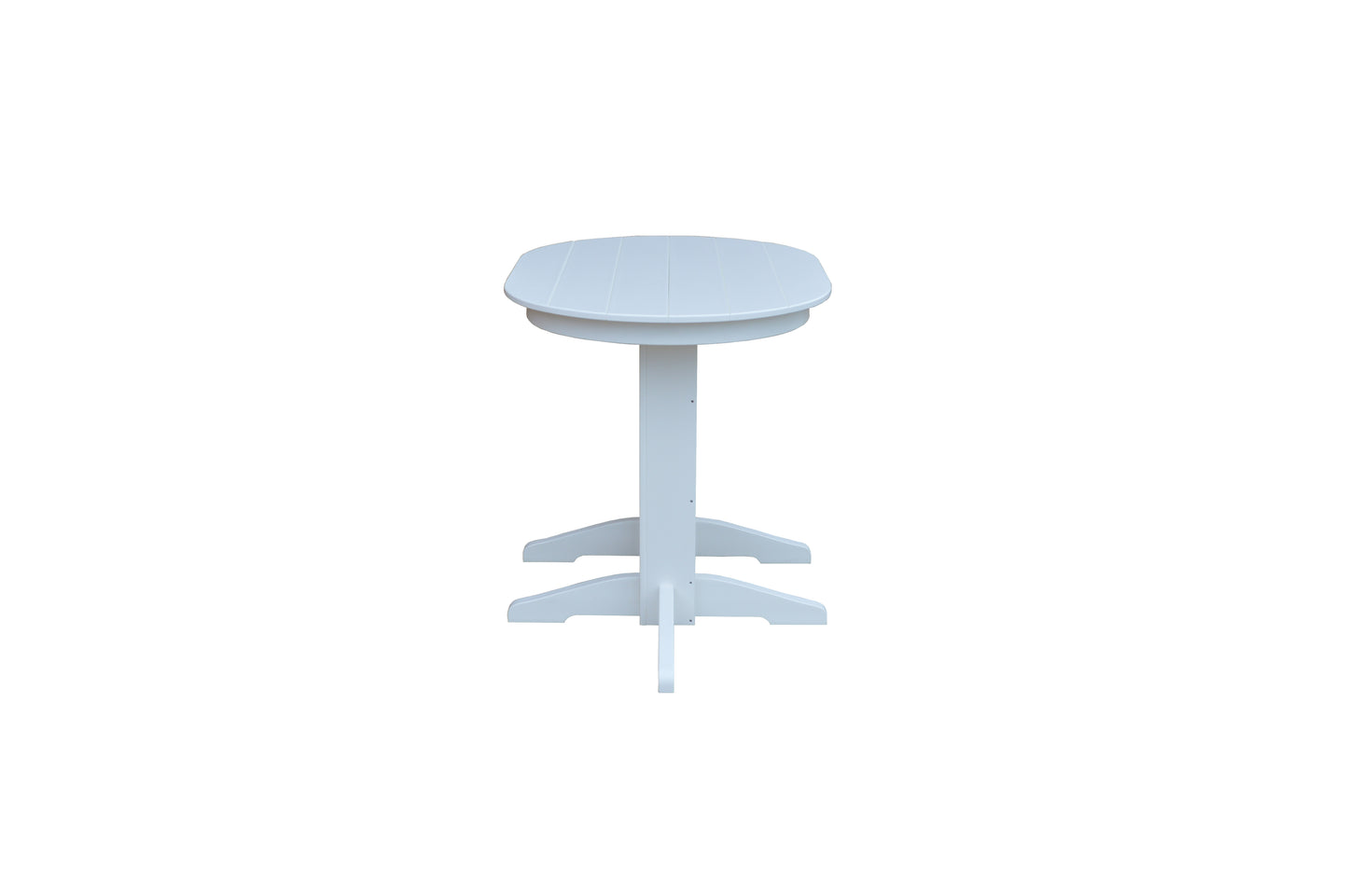 A&L Furniture Co. Recycled Plastic 4'Oval Table (Counter Height) - LEAD TIME TO SHIP 10 BUSINESS DAYS