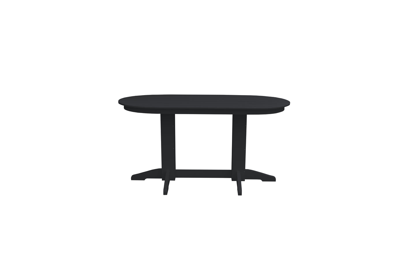Bryton Park Poly Furniture Recycled Plastic 6' Oval Table (Counter Height) - LEAD TIME TO SHIP 10 BUSINESS DAYS