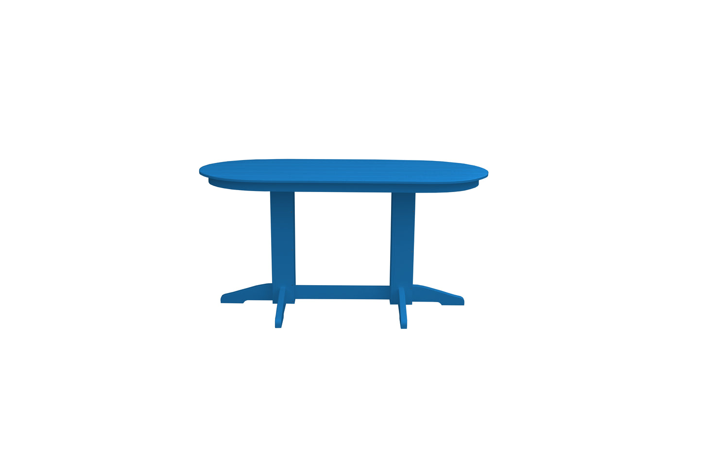 Bryton Park Poly Furniture Recycled Plastic 6' Oval Table (Counter Height) - LEAD TIME TO SHIP 10 BUSINESS DAYS