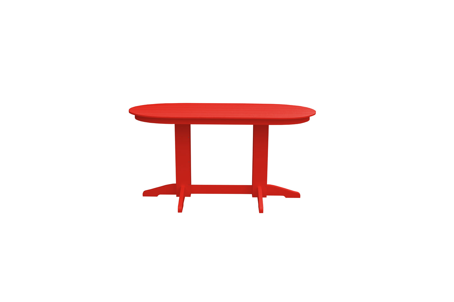 Bryton Park Poly Furniture Recycled Plastic 6' Oval Table (Counter Height) - LEAD TIME TO SHIP 10 BUSINESS DAYS