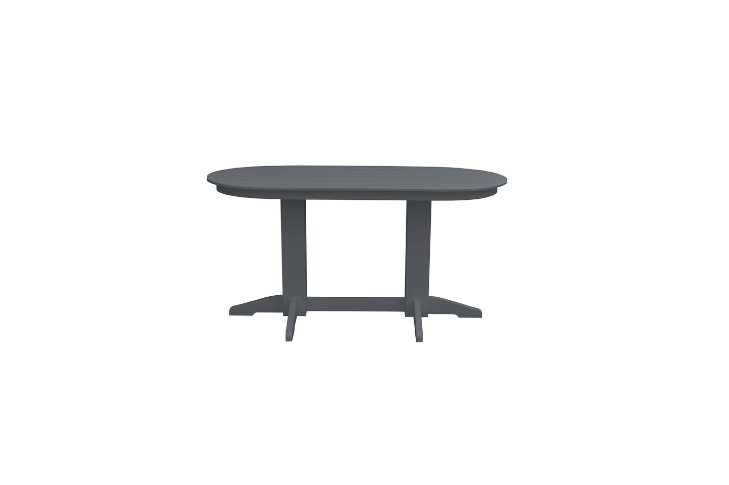 Bryton Park Poly Furniture Recycled Plastic 6' Oval Table (Counter Height) - LEAD TIME TO SHIP 10 BUSINESS DAYS