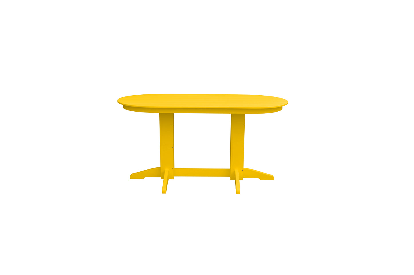 Bryton Park Poly Furniture Recycled Plastic 6' Oval Table (Counter Height) - LEAD TIME TO SHIP 10 BUSINESS DAYS