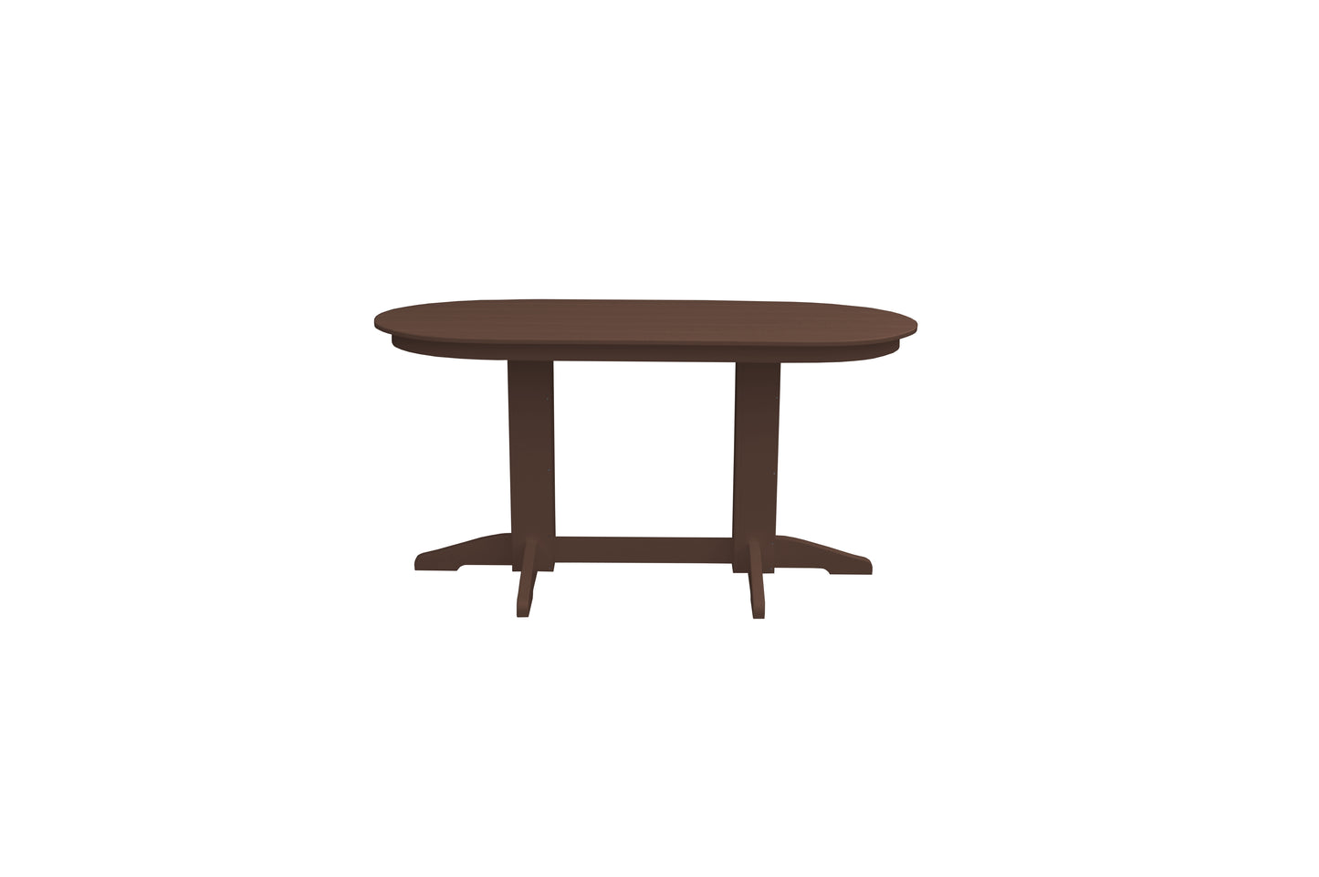 Bryton Park Poly Furniture Recycled Plastic 6' Oval Table (Counter Height) - LEAD TIME TO SHIP 10 BUSINESS DAYS