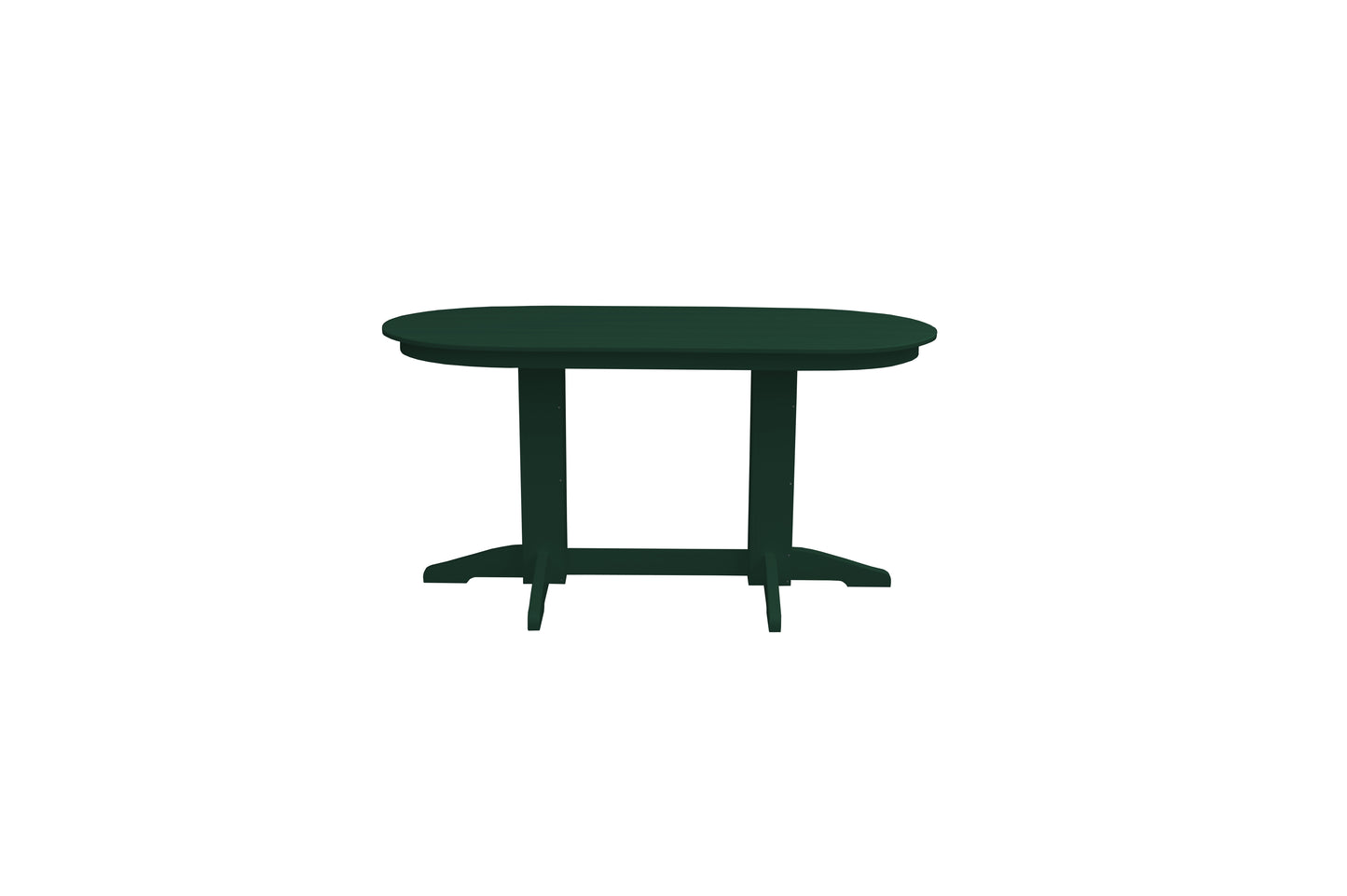 Bryton Park Poly Furniture Recycled Plastic 6' Oval Table (Counter Height) - LEAD TIME TO SHIP 10 BUSINESS DAYS