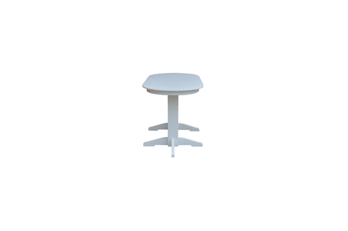Bryton Park Poly Furniture Recycled Plastic 6' Oval Table (Counter Height) - LEAD TIME TO SHIP 10 BUSINESS DAYS