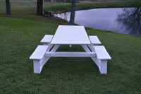 A&L FURNITURE CO. Poly 8' Walk-In Table - White