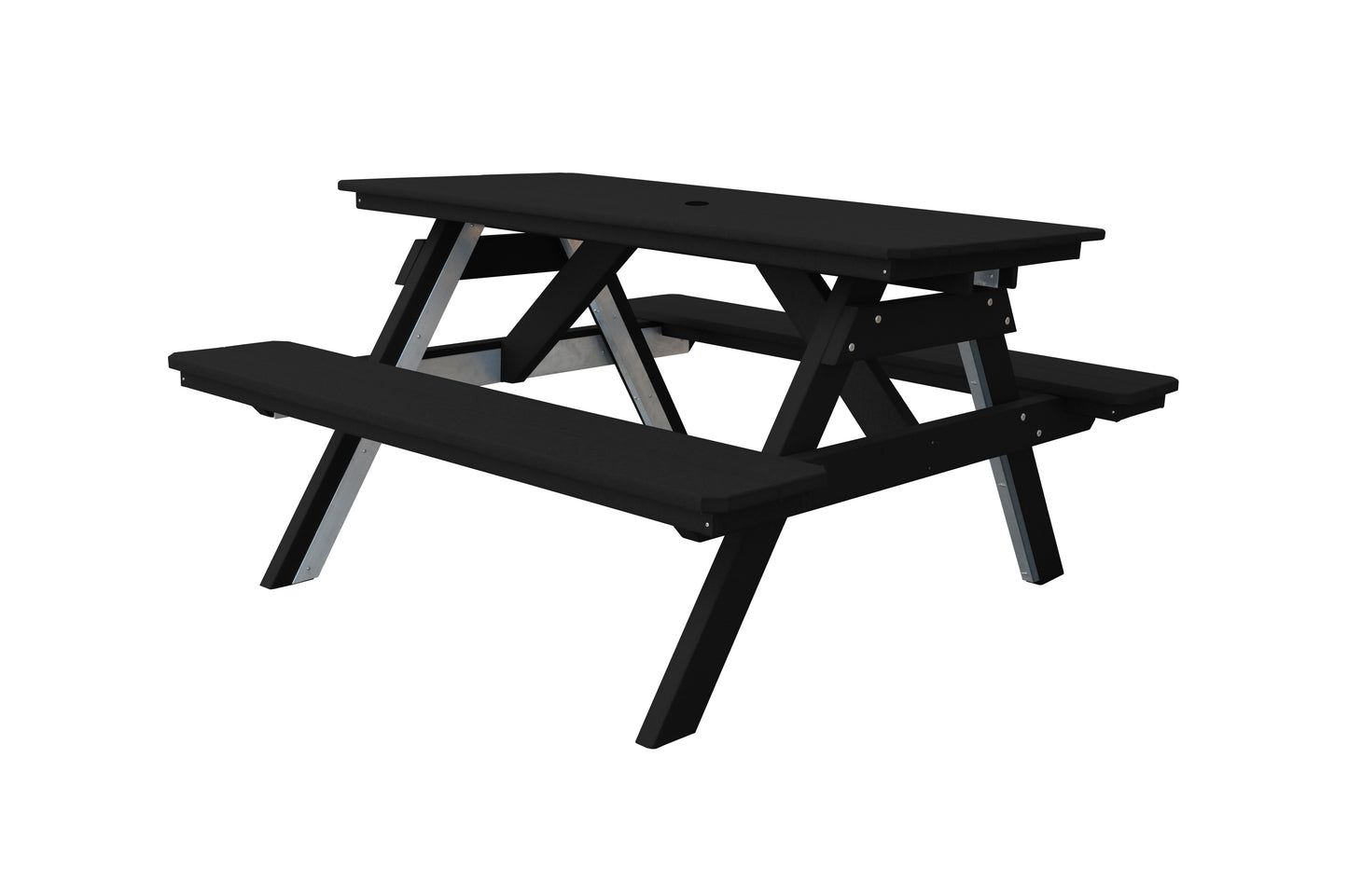 Bryton Park Poly Furniture Recycled Plastic 5' Picnic Table - LEAD TIME TO SHIP 10 BUSINESS DAYS