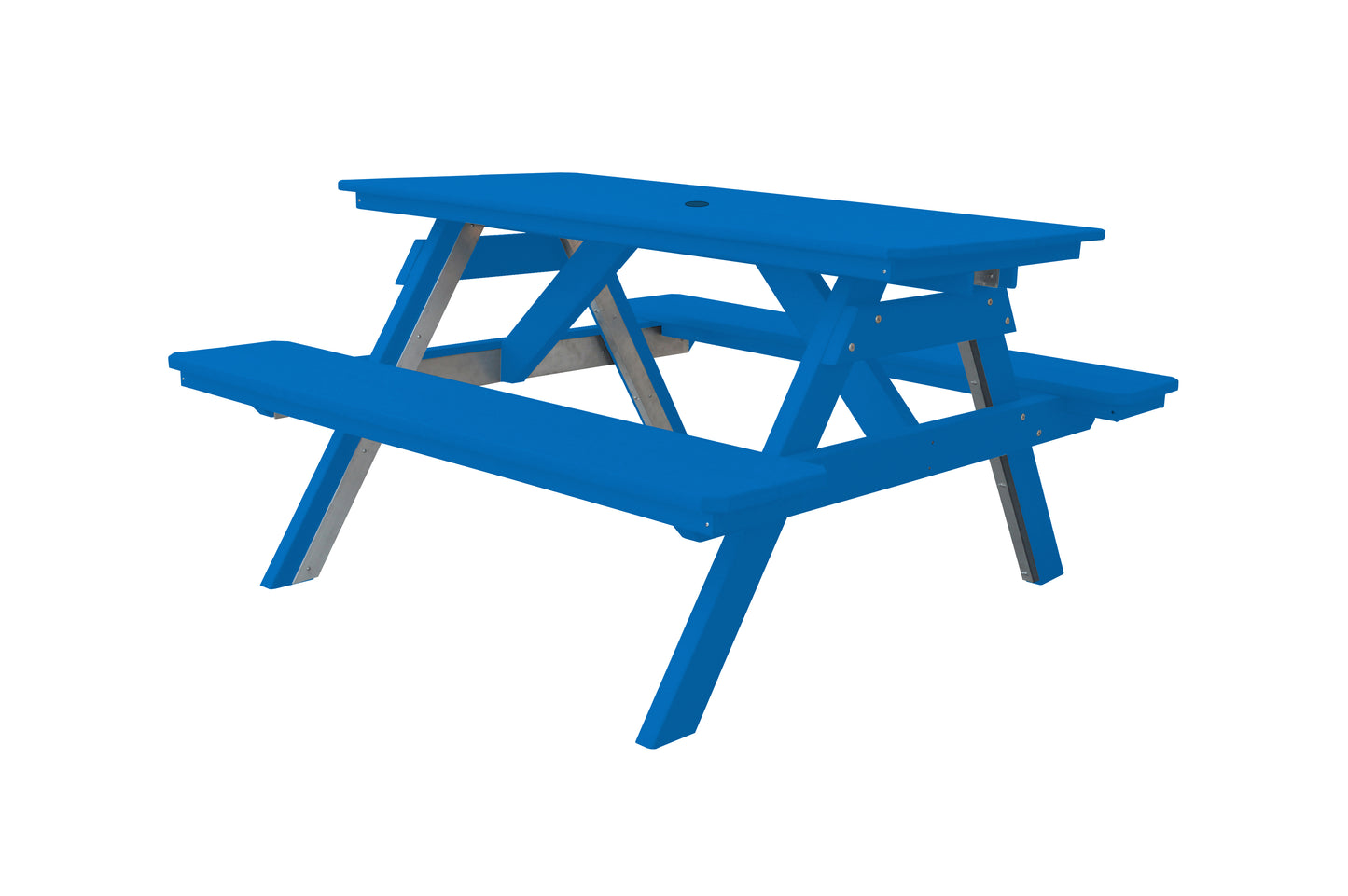 Bryton Park Poly Furniture Recycled Plastic 5' Picnic Table - LEAD TIME TO SHIP 10 BUSINESS DAYS