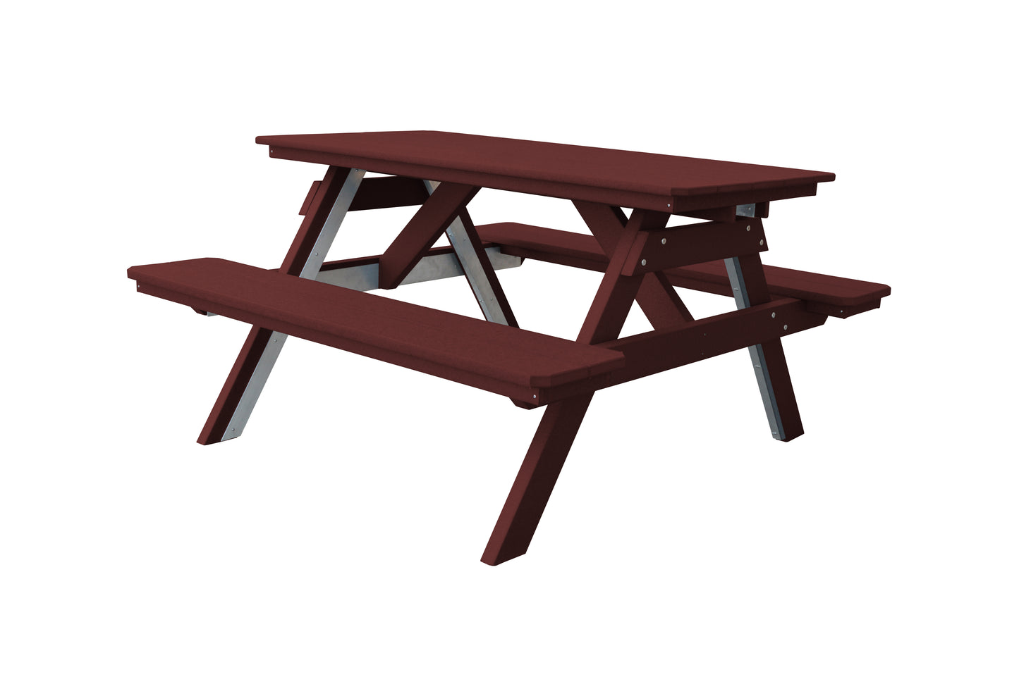 Bryton Park Poly Furniture Recycled Plastic 5' Picnic Table - LEAD TIME TO SHIP 10 BUSINESS DAYS