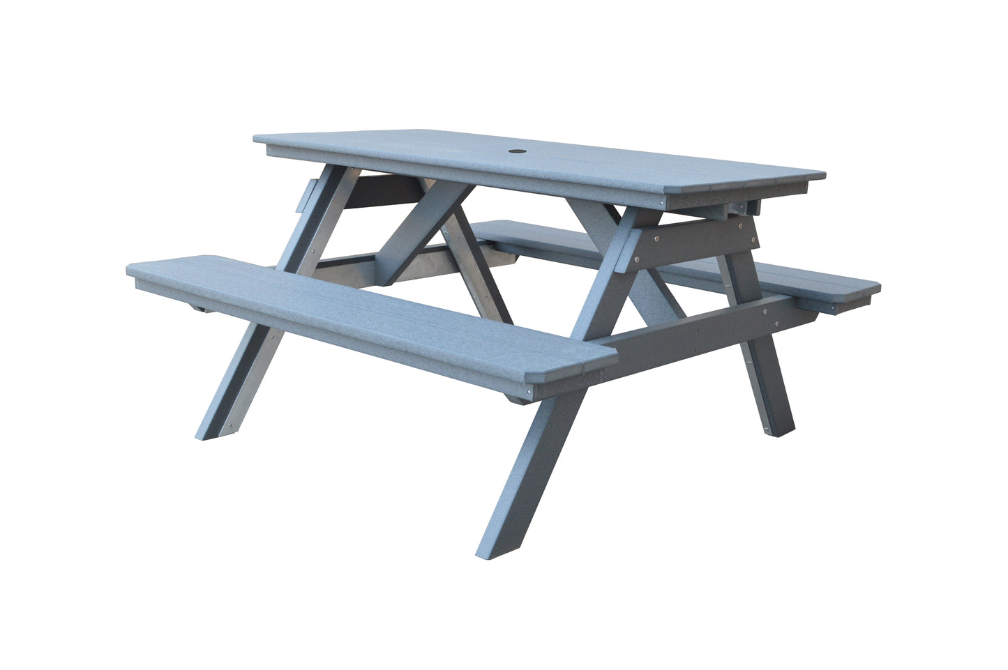 Bryton Park Poly Furniture Recycled Plastic 5' Picnic Table - LEAD TIME TO SHIP 10 BUSINESS DAYS