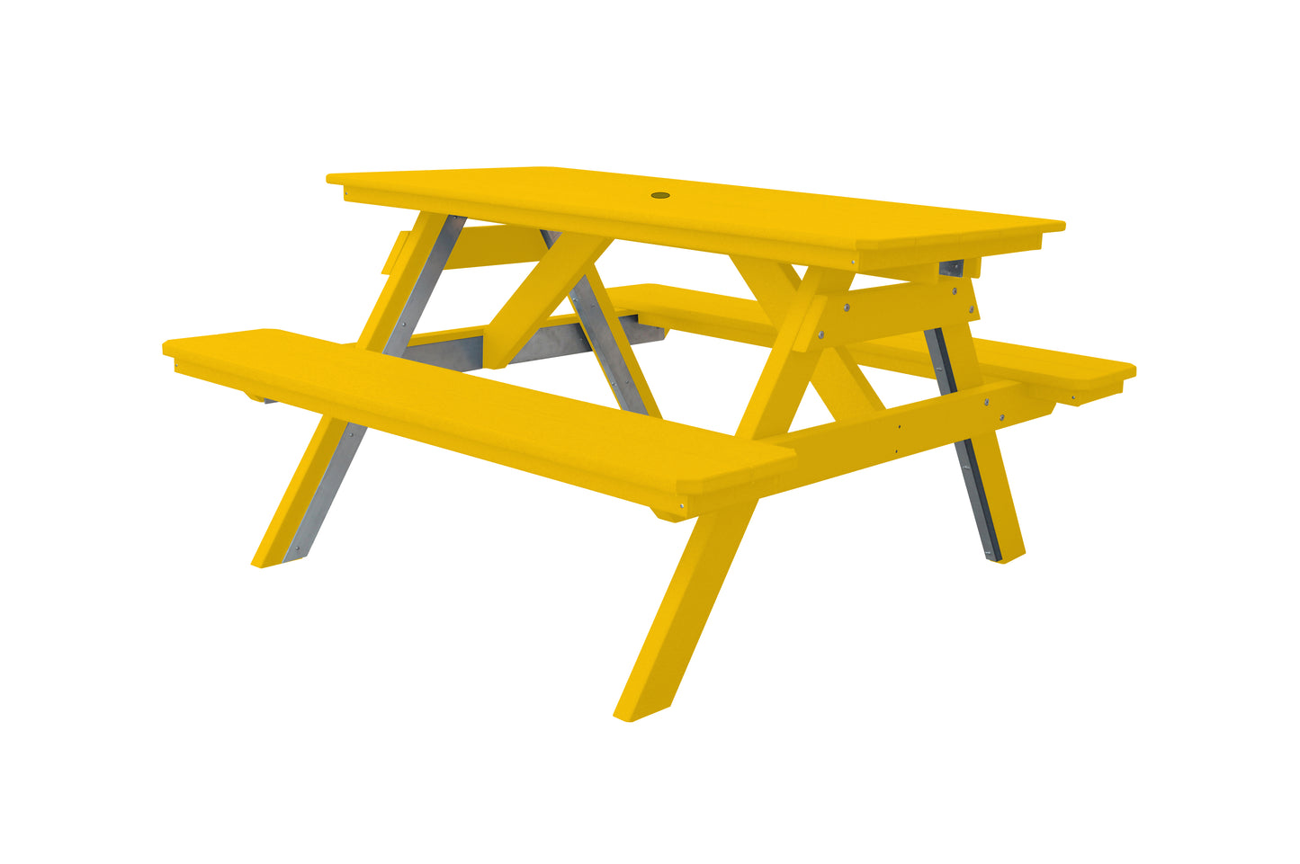 Bryton Park Poly Furniture Recycled Plastic 5' Picnic Table - LEAD TIME TO SHIP 10 BUSINESS DAYS