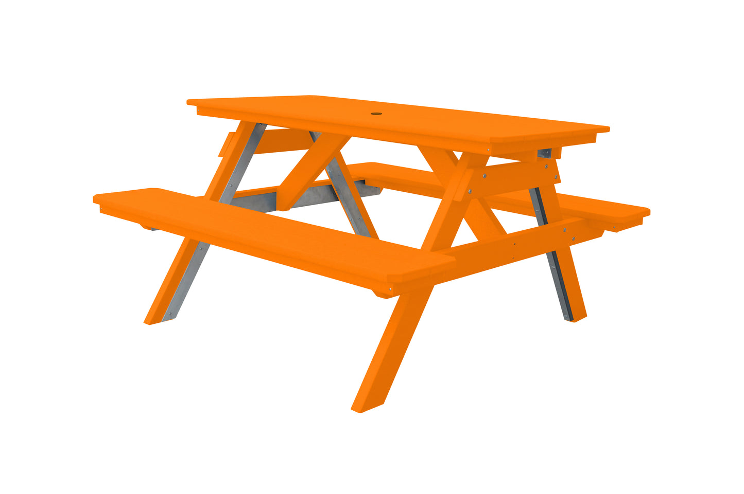 Bryton Park Poly Furniture Recycled Plastic 5' Picnic Table - LEAD TIME TO SHIP 10 BUSINESS DAYS
