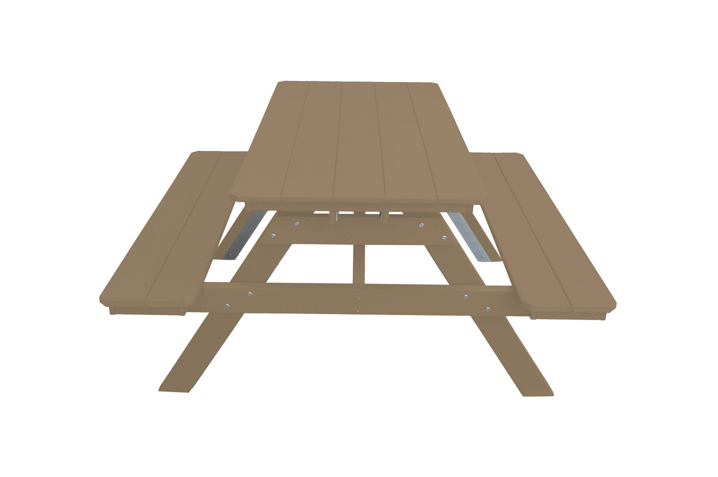 Bryton Park Poly Furniture Recycled Plastic 5' Picnic Table - LEAD TIME TO SHIP 10 BUSINESS DAYS