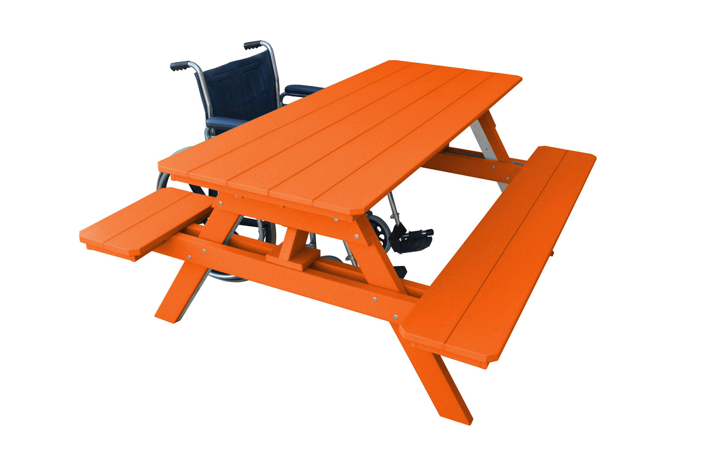 A&L Furniture Co. Recycled Plastic ADA Compliant 6' Picnic Table  - LEAD TIME TO SHIP 10 BUSINESS DAYS
