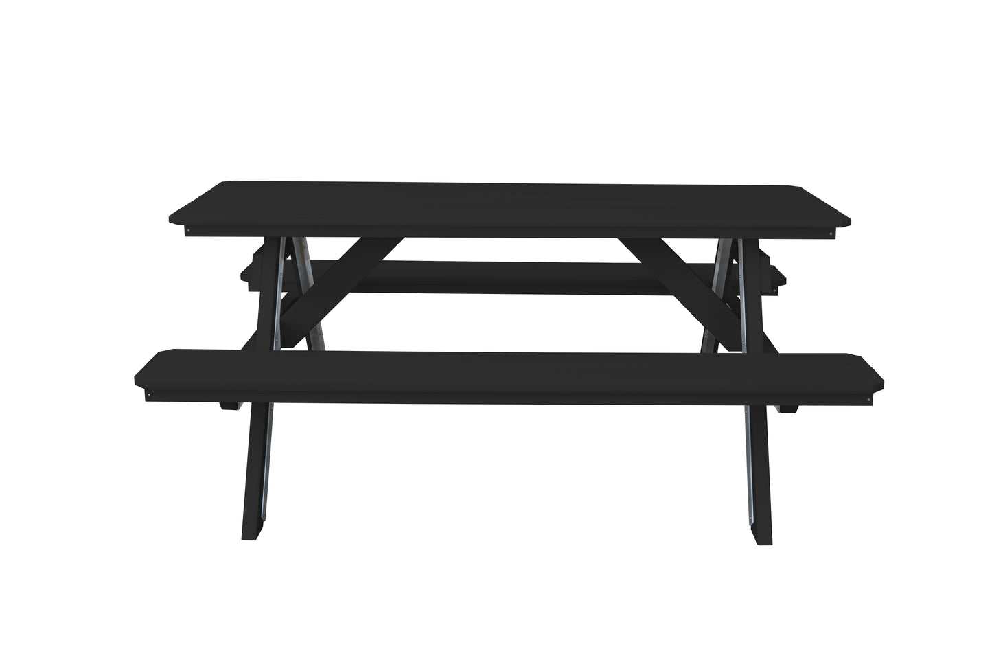 Bryton Park Poly Furniture Recycled Plastic 6' Picnic Table  - LEAD TIME TO SHIP 10 BUSINESS DAYS