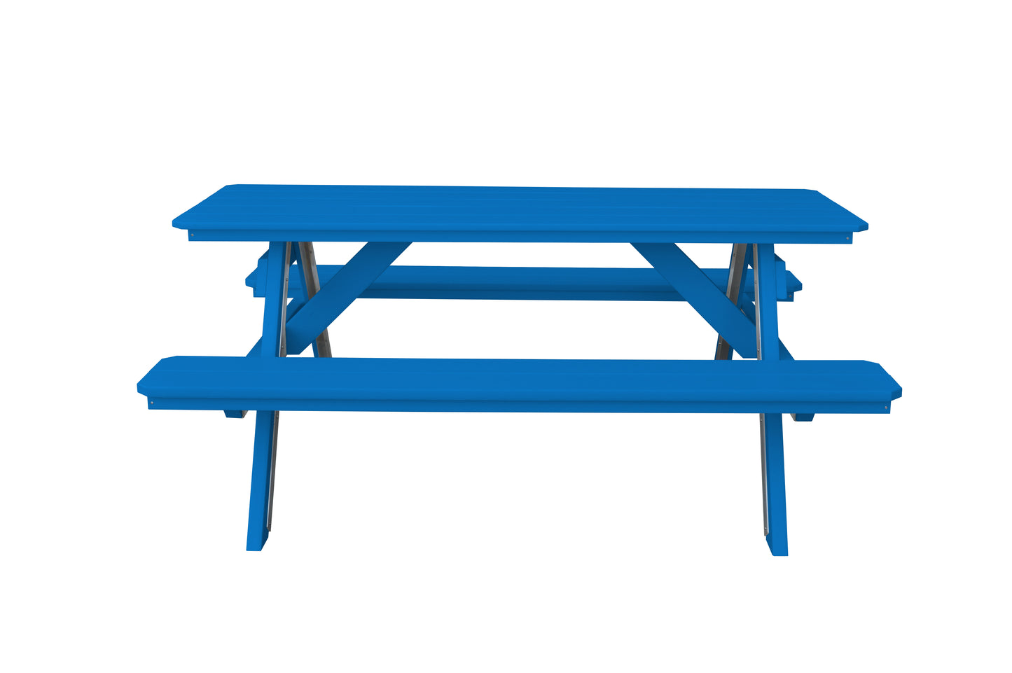 Bryton Park Poly Furniture Recycled Plastic 6' Picnic Table  - LEAD TIME TO SHIP 10 BUSINESS DAYS