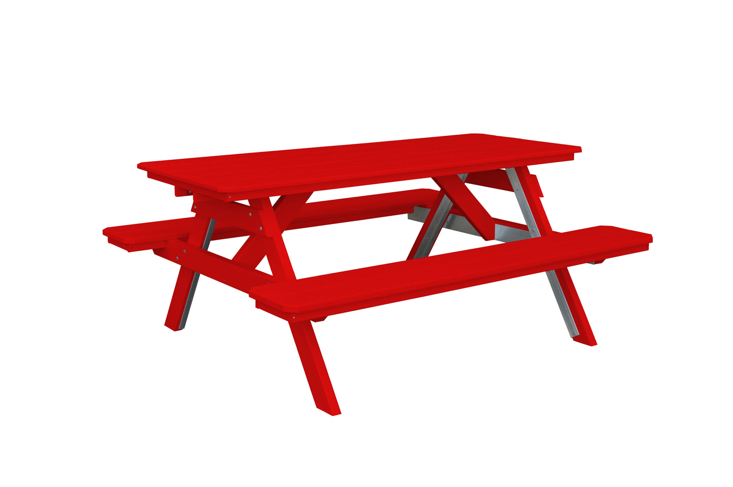 Bryton Park Poly Furniture Recycled Plastic 6' Picnic Table  - LEAD TIME TO SHIP 10 BUSINESS DAYS
